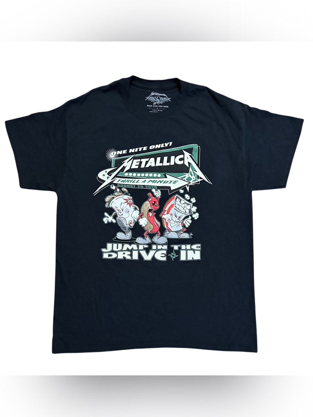 METALLICA JUMP IN THE DRIVE IN CONCERT T-SHIRT
